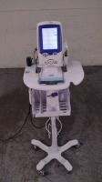 WELCH ALLYN SPOT LXI VITAL SIGNS MONITOR ON ROLLING STAND