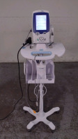 WELCH ALLYN SPOT LXI VITAL SIGNS MONITOR ON ROLLING STAND