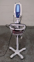 WELCH ALLYN SPOT VITAL SIGNS MONITOR ON ROLLING STAND