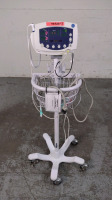 WELCH ALLYN 53STO VITAL SIGNS MONITOR ON ROLLING STAND