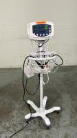 WELCH ALLYN 53STO VITAL SIGNS MONITOR ON ROLLING STAND