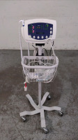 WELCH ALLYN 53STO VITAL SIGNS MONITOR ON ROLLING STAND