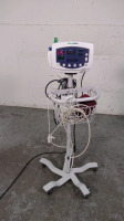 WELCH ALLYN 53STO VITAL SIGNS MONITOR ON ROLLING STAND