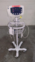 WELCH ALLYN 53STO VITAL SIGNS MONITOR ON ROLLING STAND