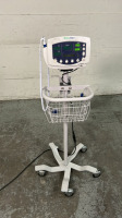 WELCH ALLYN 53NTP VITAL SIGNS MONITOR ON ROLLING STAND