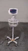 WELCH ALLYN 53NTO VITAL SIGNS MONITOR ON ROLLING STAND