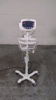 WELCH ALLYN 53NTO VITAL SIGNS MONITOR ON ROLLING STAND