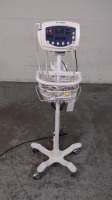 WELCH ALLYN 53NTO VITAL SIGNS MONITOR ON ROLLING STAND