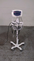 WELCH ALLYN 53NTO VITAL SIGNS MONITOR ON ROLLING STAND