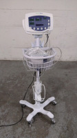 WELCH ALLYN VITAL SIGN MONITOR ON ROLLING STAND