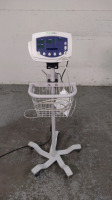 WELCH ALLYN VITAL SIGNS MONITOR ON ROLLING STAND