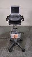 SONOSITE M-TURBO PORTABLE ULTRASOUND SYSTEM ON H-UNIVERSAL ROLLING STAND (SN WK1QFX)