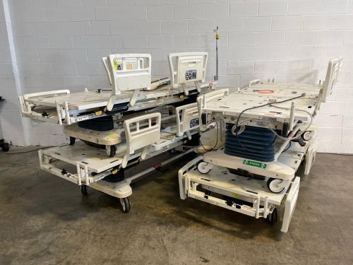 STRYKER 3002 LOT OF FOUR (4) HOSPITAL BEDS