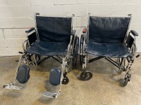 LOT OF 2 MEDLINE WHEELCHAIRS