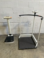 SECA 703 AND 6441321108 ELECTRIC PATIENT SCALES (LOT OF 2)