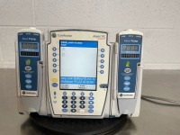 CAREFUSION ALARIS PC 8015 INFUSION PUMP WITH TWO (2) 8100 MODULES