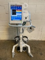 PHILIPS RESPIRONICS V60 VENTILATOR ON ROLLING STAND