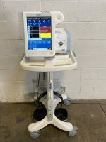 PHILIPS RESPIRONICS V60 VENTILATOR ON ROLLING STAND