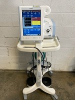 PHILIPS RESPIRONICS V60 VENTILATOR ON ROLLING STAND