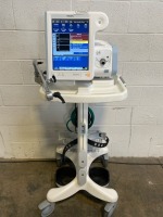 PHILIPS RESPIRONICS V60 VENTILATOR ON ROLLING STAND