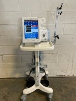 PHILIPS RESPIRONICS V60 VENTILATOR ON ROLLING STAND