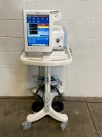 PHILIPS RESPIRONICS V60 VENTILATOR ON ROLLING STAND