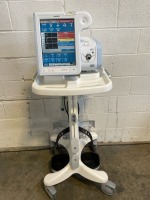 PHILIPS RESPIRONICS V60 VENTILATOR ON ROLLING STAND