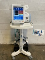 PHILIPS RESPIRONICS V60 VENTILATOR ON ROLLING STAND