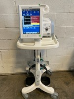 PHILIPS RESPIRONICS V60 VENTILATOR ON ROLLING STAND