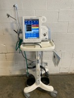 PHILIPS RESPIRONICS V60 VENTILATOR ON ROLLING STAND