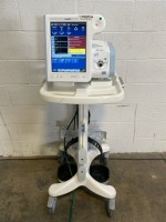 PHILIPS RESPIRONICS V60 VENTILATOR ON ROLLING STAND