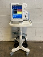 PHILIPS RESPIRONICS V60 VENTILATOR ON ROLLING STAND