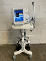 PHILIPS RESPIRONICS V60 VENTILATOR ON ROLLING STAND