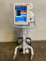 PHILIPS RESPIRONICS V60 VENTILATOR ON ROLLING STAND