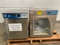 LOT OF 2 DIGITAL WARMING CABINETS ENTHERMICS EC SERIES & PEDIGO P-2010-S