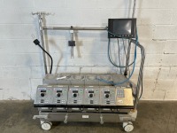 COBE CENTURY (CAT NO. 043625-061) BLOOD PERFUSION SYSTEM WITH 5 ROLLER PUMPS