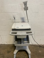 GE MAC 5000 ECG/EKG MACHINE ON ROLLING STAND