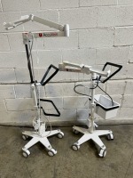 LOT OF 2 ACCUVEIN HF470 HF570 ROLLING STANDS