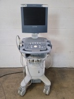 SIEMENS ACUSON X150 ULTRASOUND MACHINE W/3 TRANDUSER (CH5-2, EC9-4, P4-2)