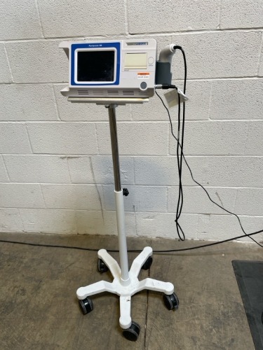 LABORIE PORTASCAN 3D BLADDER SCANNER W/ PROBE ON ROLLING STAND