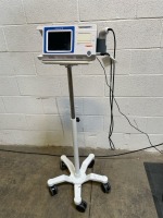 LABORIE PORTASCAN 3D BLADDER SCANNER W/ PROBE ON ROLLING STAND