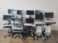 LOT OF TEN (10) MOBILE WORKSTATIONS