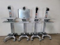 LOT OF 4 MOBILE WORKSTATIONS