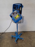 GE DINAMAP PRO 200V2 PATIENT MONITOR ON ROLLING STAND