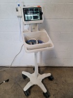 PHILIPS SURESIGNS VS4 PATIENT MONITOR ON ROLLING STAND