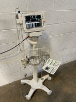 PHILIPS SURESIGNS VS3 PATIENT MONITOR ON ROLLING STAND