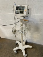 PHILIPS SURESIGNS VS3 PATIENT MONITOR ON ROLLING STAND