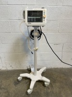 PHILIPS SURESIGNS VS3 PATIENT MONITOR ON ROLLING STAND