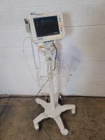 PHILIPS SURESIGNS VS3 PATIENT MONITOR ON ROLLING STAND