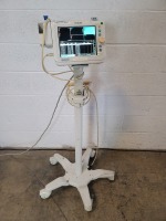 PHILIPS SURESIGNS VS3 PATIENT MONITOR ON ROLLING STAND